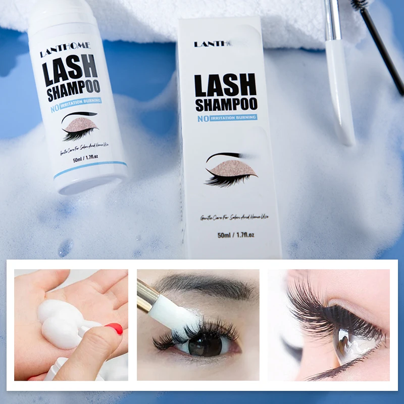 Eyelash Extension Foam Cleanser - 50ML Pro Kit Busa Sampo Ekstensi
