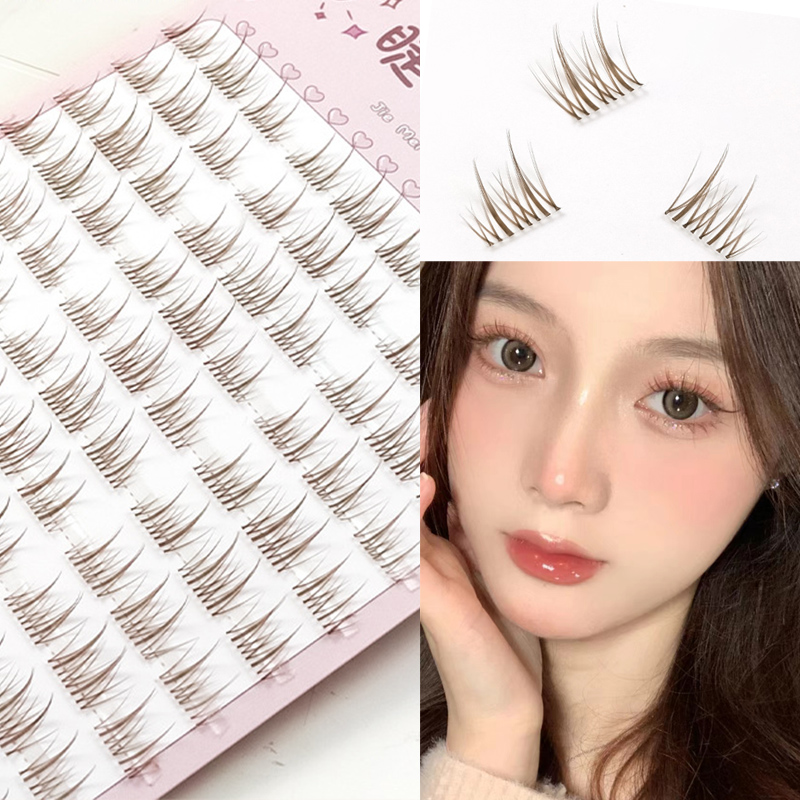 Eyelash Extension Douyin - Sunflower bulu mata palsu Manga coklat