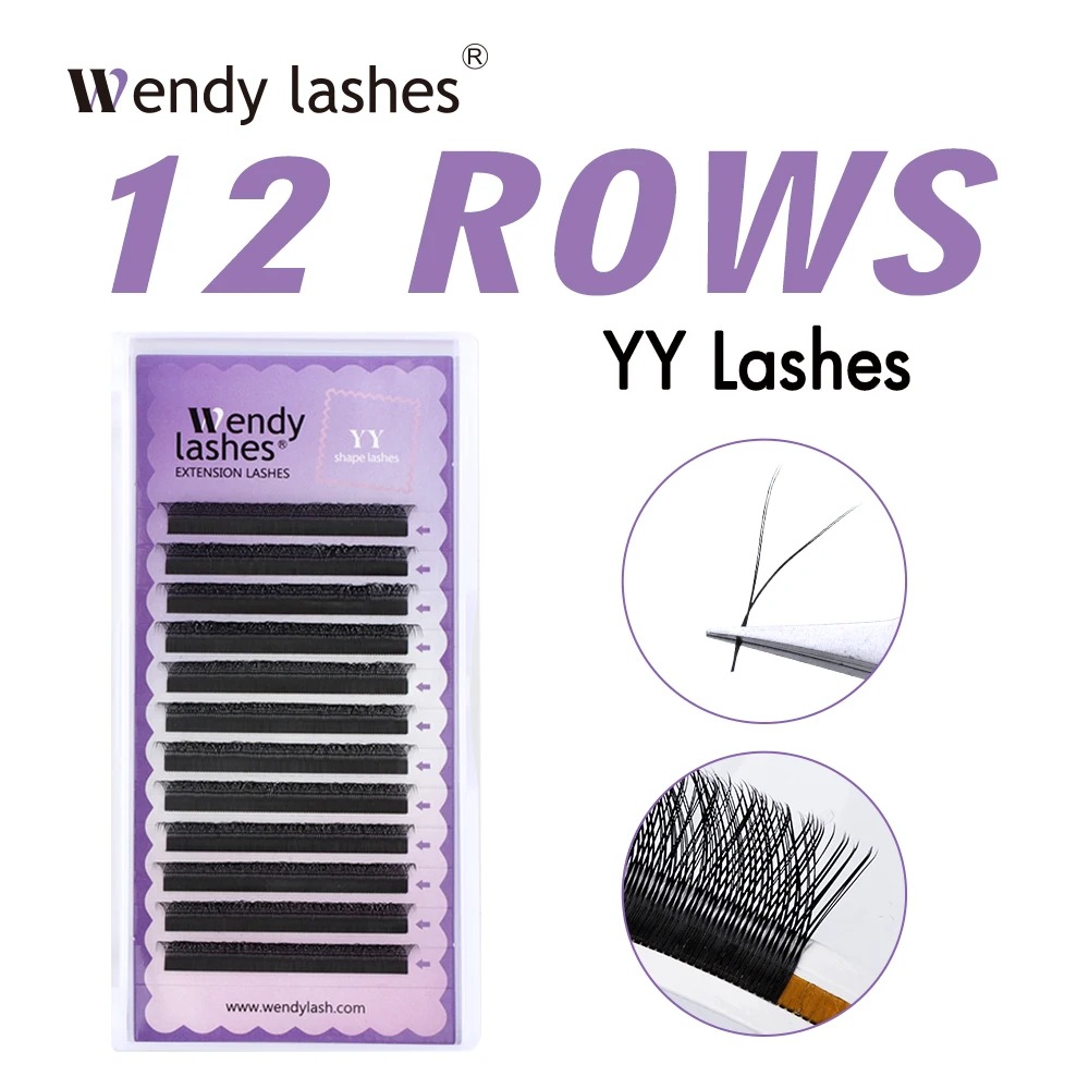 Eyelash Extension Yy - WENDY 2D YY Bentuk C/D Ekstensi