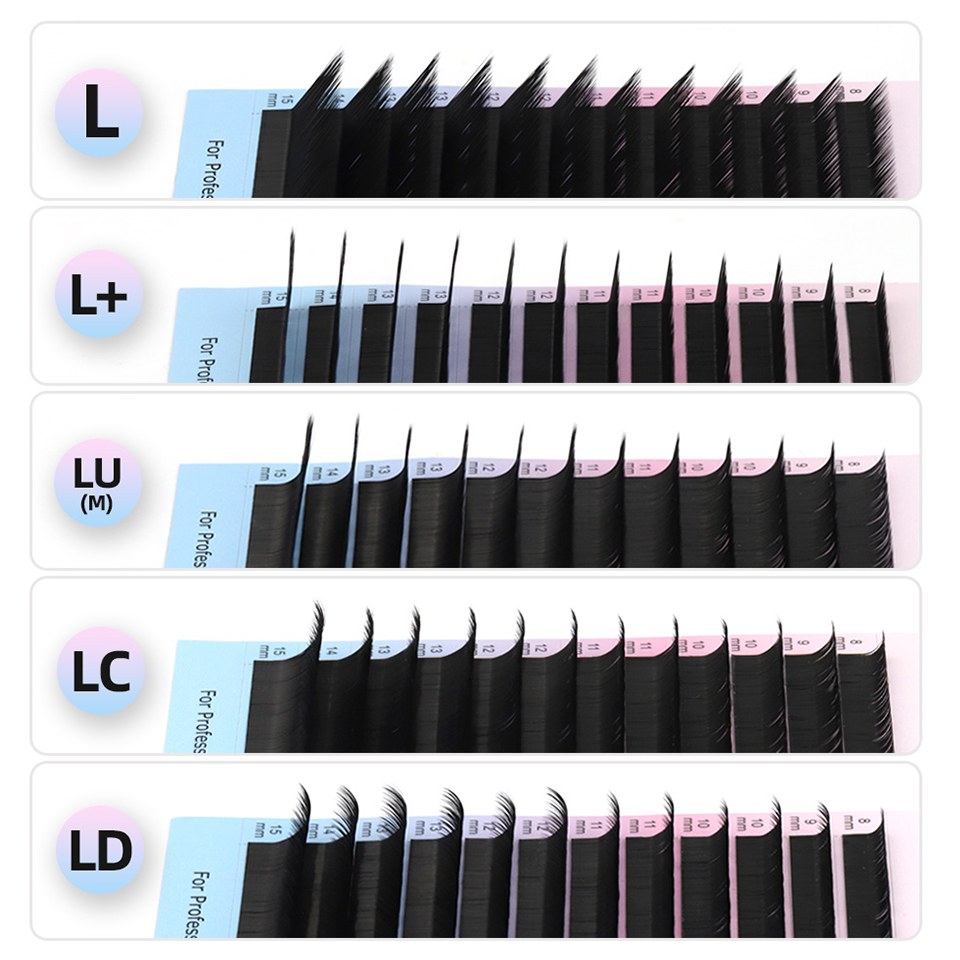 Eyelash Extension Russian - RUJADE L + LC LD LU(M)