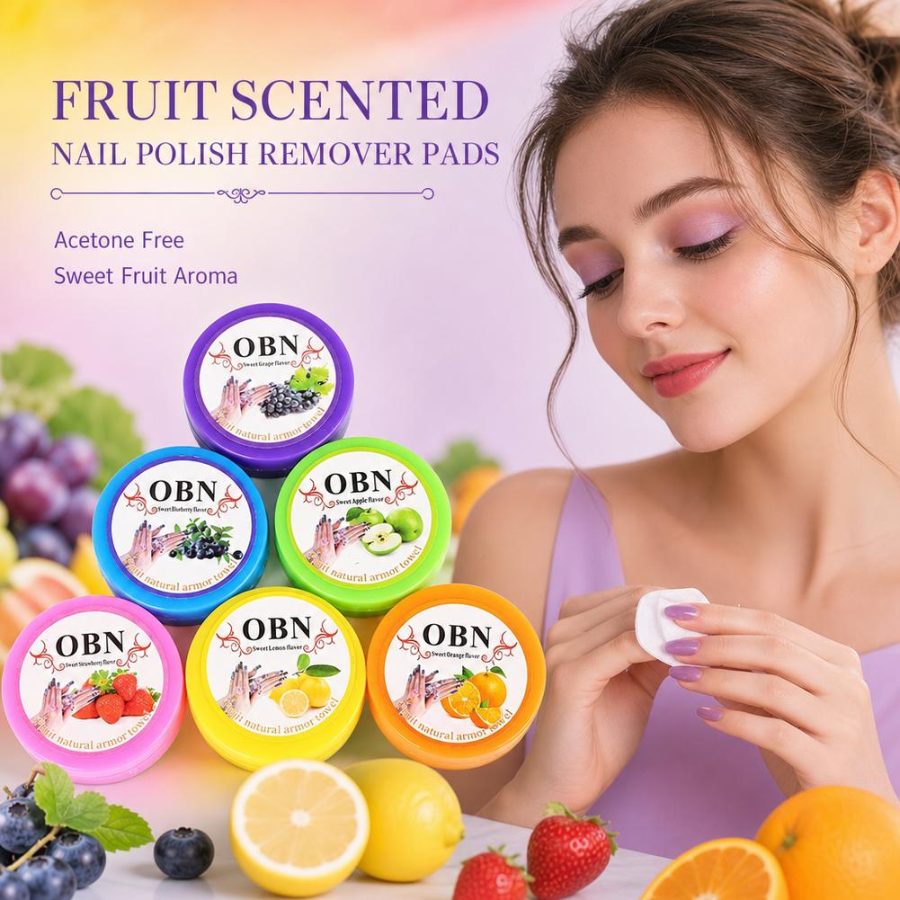 Eyelash Extension Glue Remover - Kain Pembersih Cat Kuku Aroma Bunga,