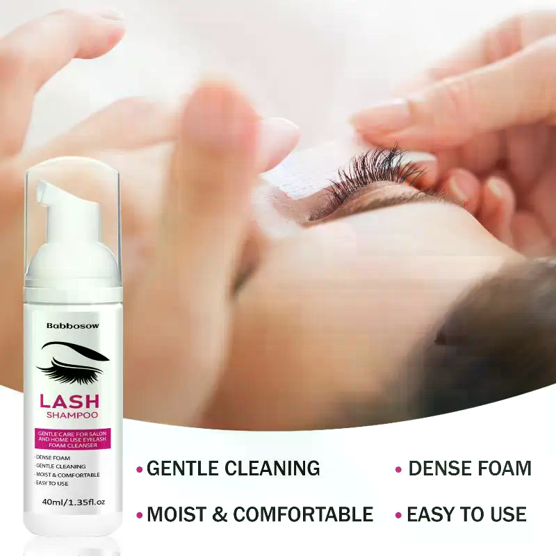 Eyelash Extension Foam Cleanser - 40Ml Busa Sampo Ekstensi Bulu Mata