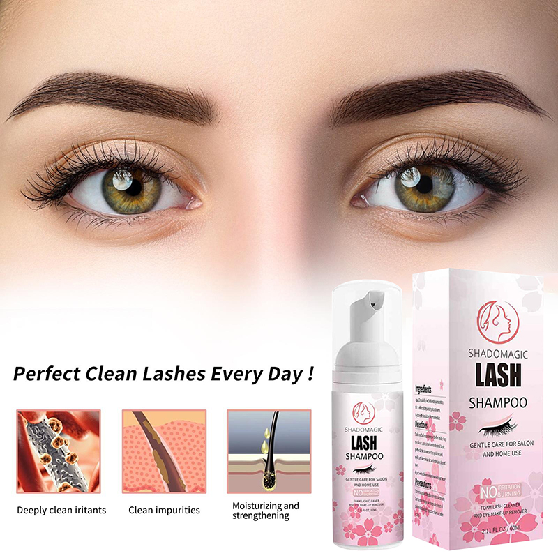 【A】 60ML Sampo Pembersih Cepat - Eyelash Extension Foam Cleanser ulasan dan harga