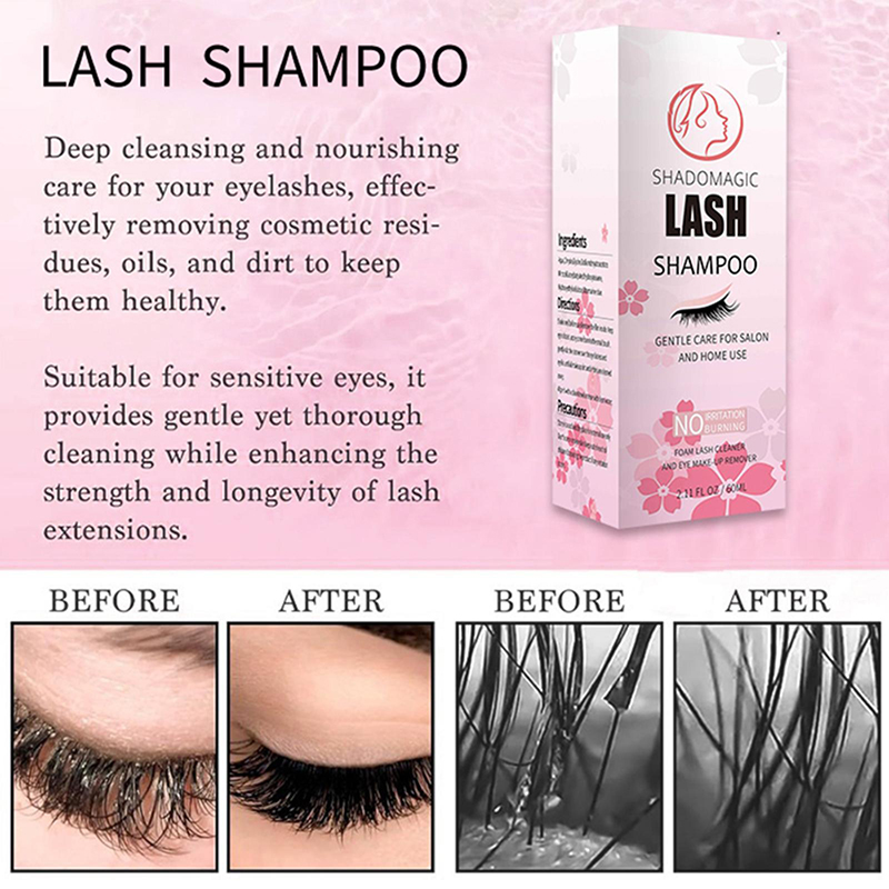 【A】 60ML Sampo Pembersih Cepat - Eyelash Extension Foam Cleanser ulasan dan harga