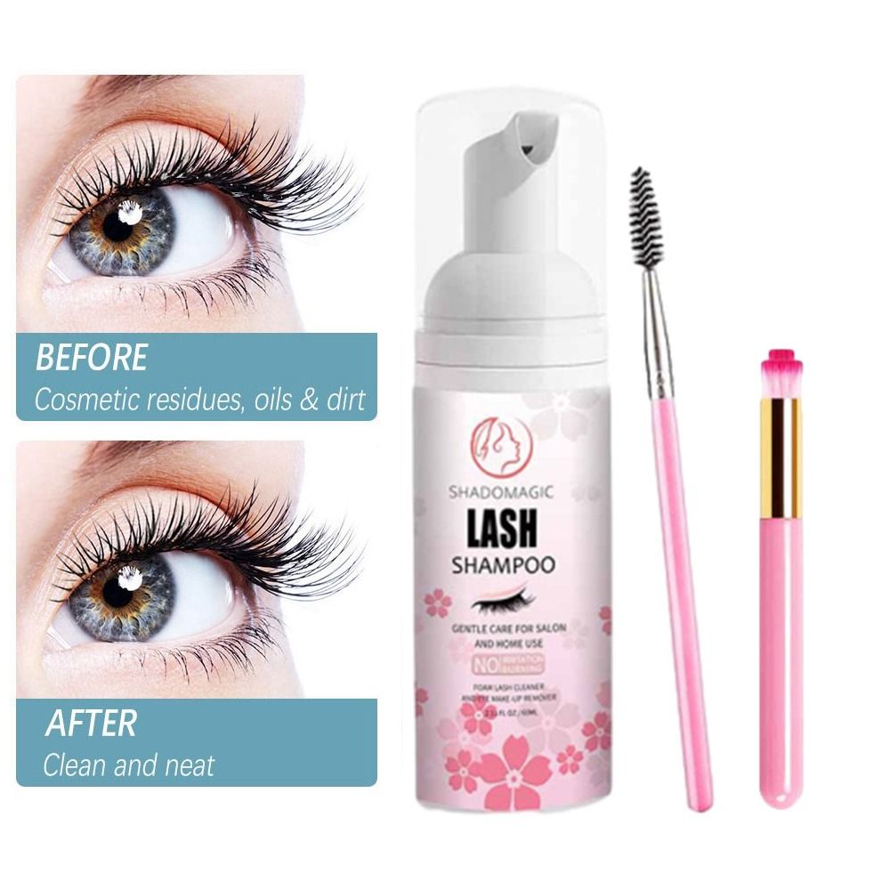 Mousse Pembersih Bulu Mata Lem - Eyelash Extension Foam Cleanser ulasan dan harga