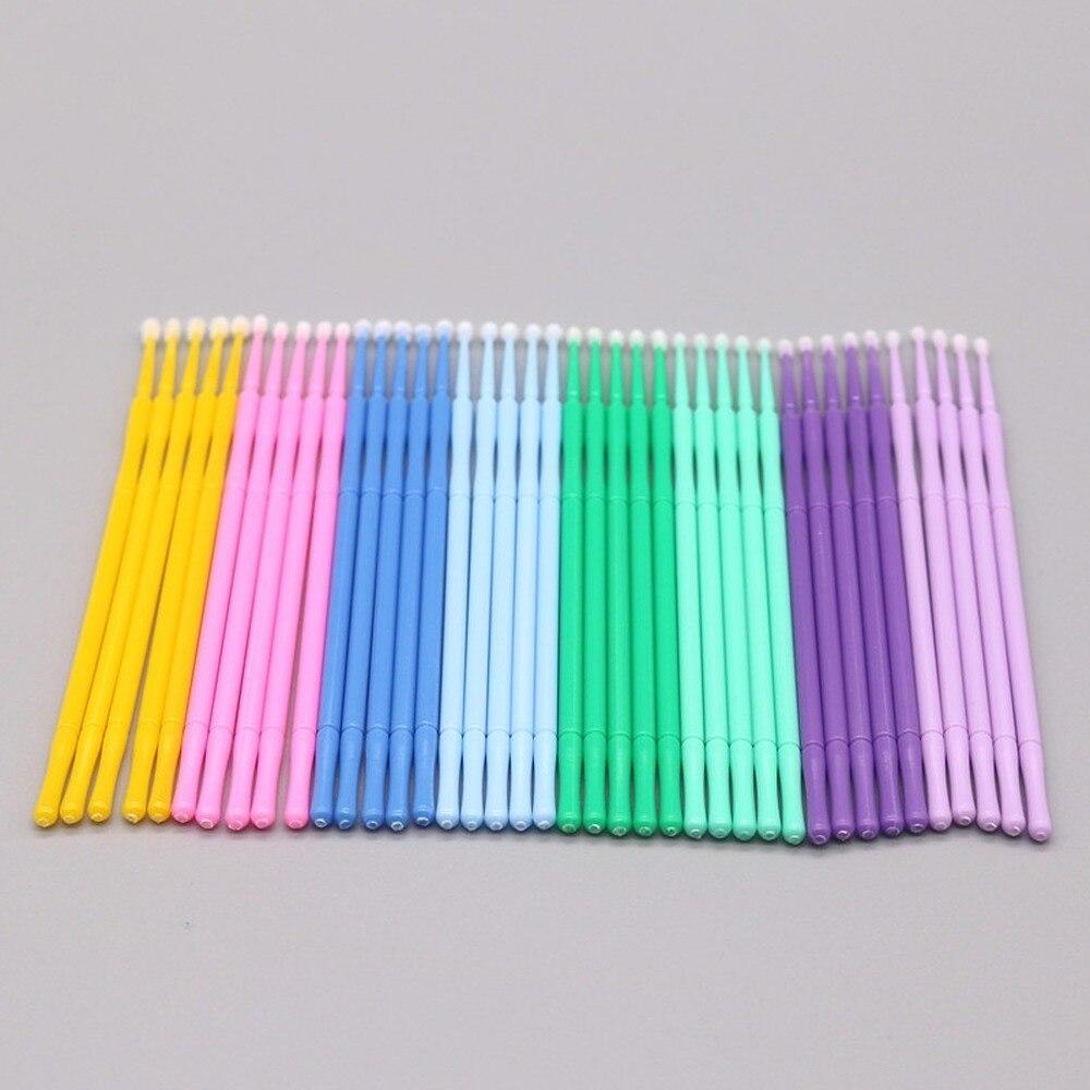 100 Buah/Lot Kuas Mikro Riasan - Eyelash Extension Adhesive ulasan dan harga