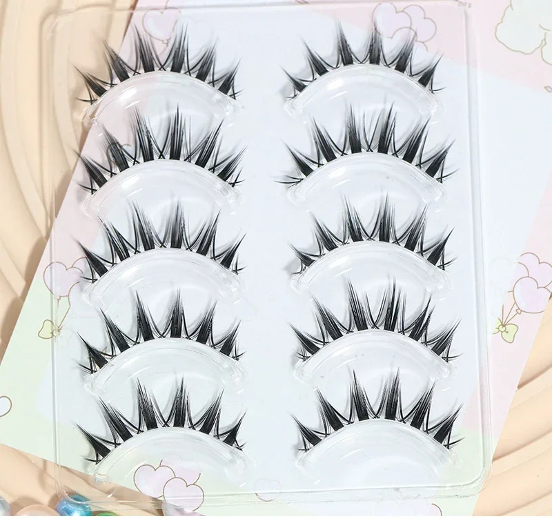 5 pasang bulu mata palsu berbe - Eyelash Extension Douyin ulasan dan harga