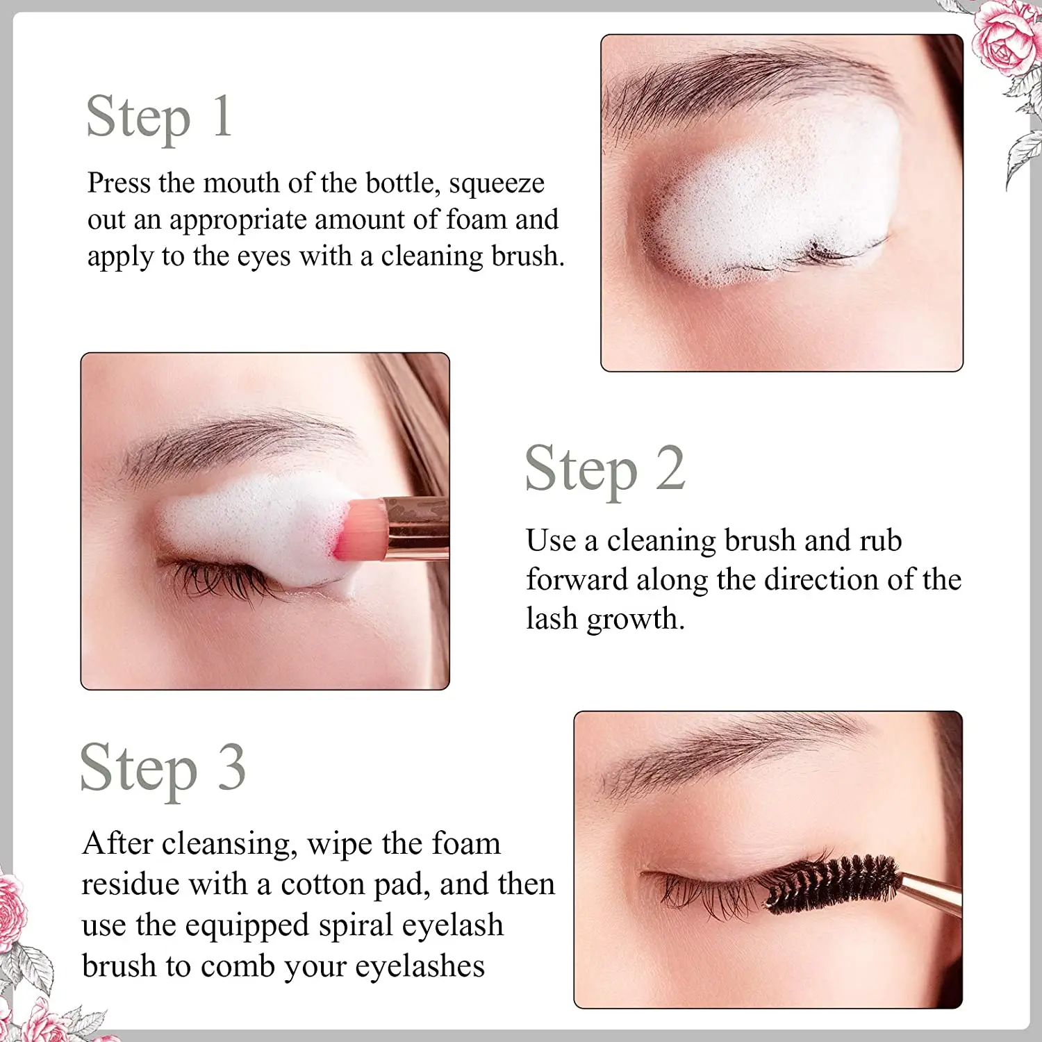 50ml Lanthome ekstensi bulu ma - Eyelash Extension Foam Cleanser ulasan dan harga