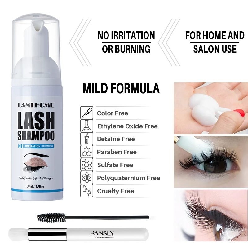 50ML Pro Kit Busa Sampo Eksten - Eyelash Extension Foam Cleanser ulasan dan harga