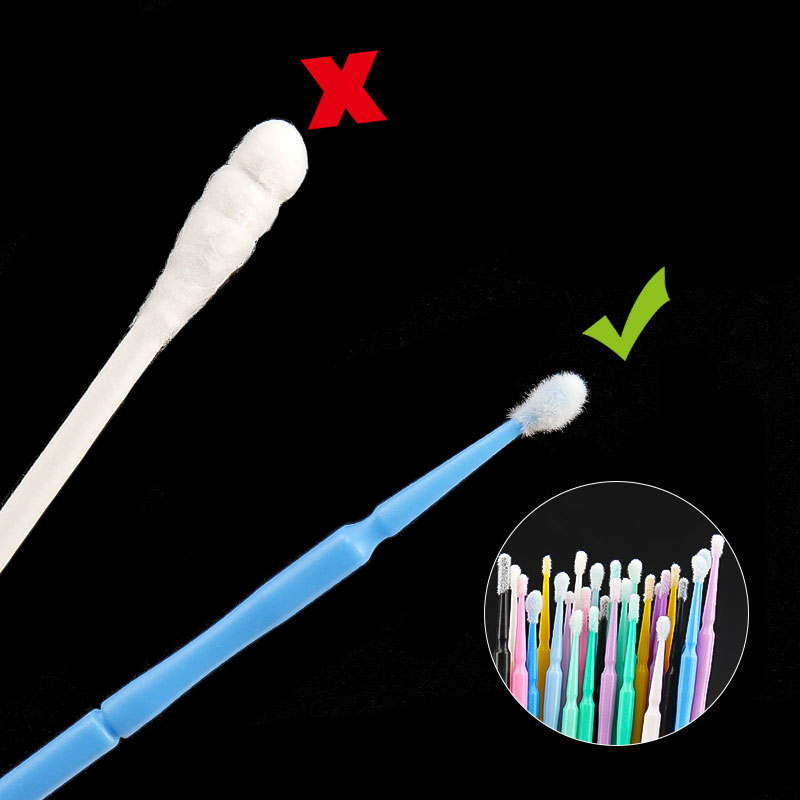 100PCS/Kantong Swab Pembersih  - Eyelash Extension Glue Remover ulasan dan harga