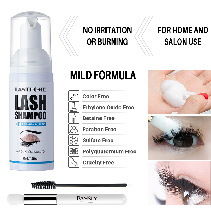 Lanthome Pro sampo ekstensi bu - Eyelash Extension Foam Cleanser ulasan dan harga
