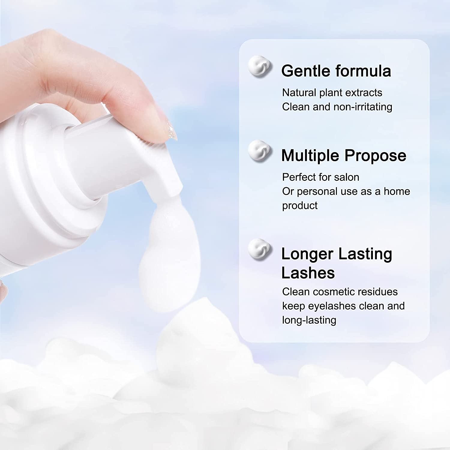 Lanthome Pro sampo ekstensi bu - Eyelash Extension Foam Cleanser ulasan dan harga