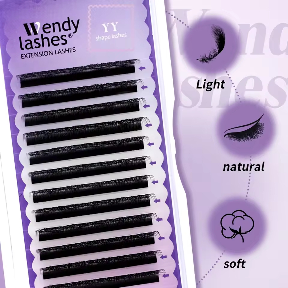 WENDY 2D YY Bentuk C/D Ekstens - Eyelash Extension Yy ulasan dan harga
