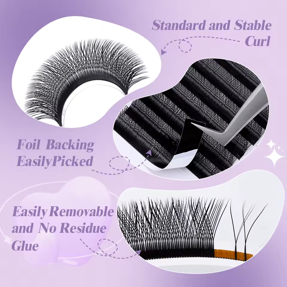 WENDY 2D YY Bentuk C/D Ekstens - Eyelash Extension Yy ulasan dan harga