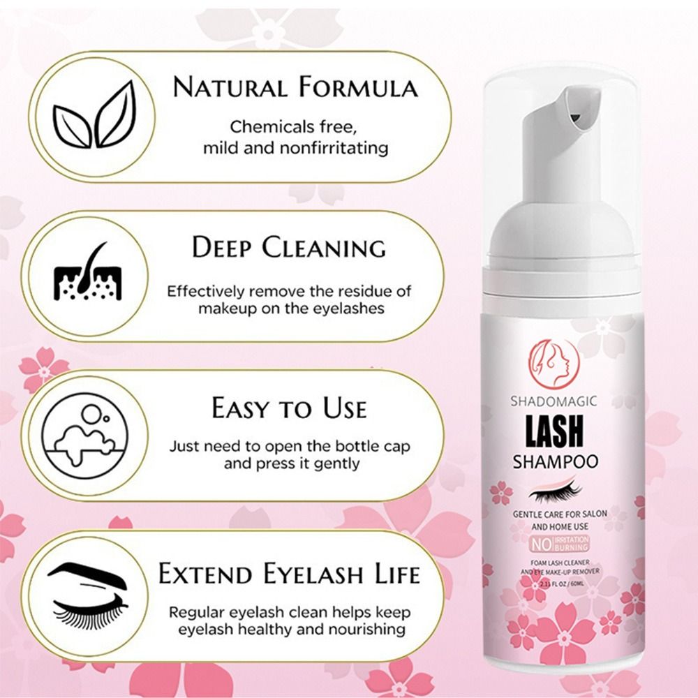 Mousse Pembersih Bulu Mata Lem - Eyelash Extension Foam Cleanser ulasan dan harga