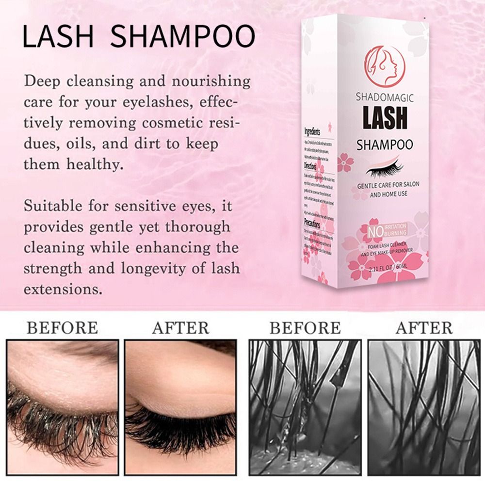 Mousse Pembersih Bulu Mata Lem - Eyelash Extension Foam Cleanser ulasan dan harga