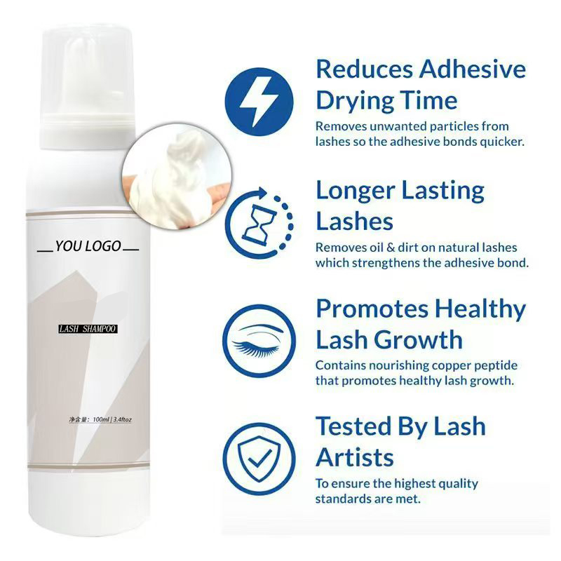 Pembersih Busa Sampo Krim Bulu - Eyelash Extension Foam Cleanser ulasan dan harga