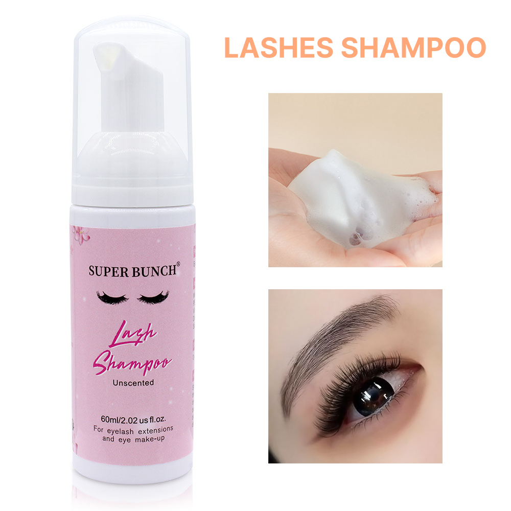Sampo bulu mata palsu Super ba - Eyelash Extension Foam Cleanser ulasan dan harga