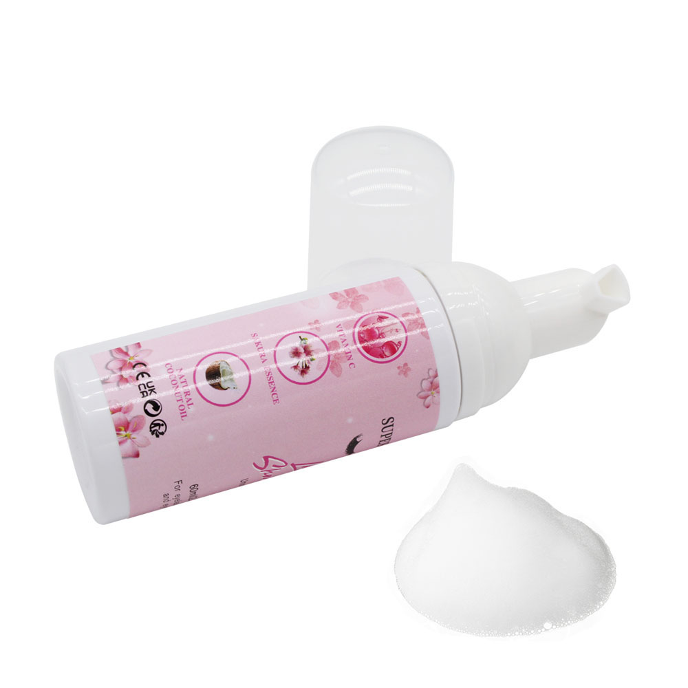 Sampo bulu mata palsu Super ba - Eyelash Extension Foam Cleanser ulasan dan harga