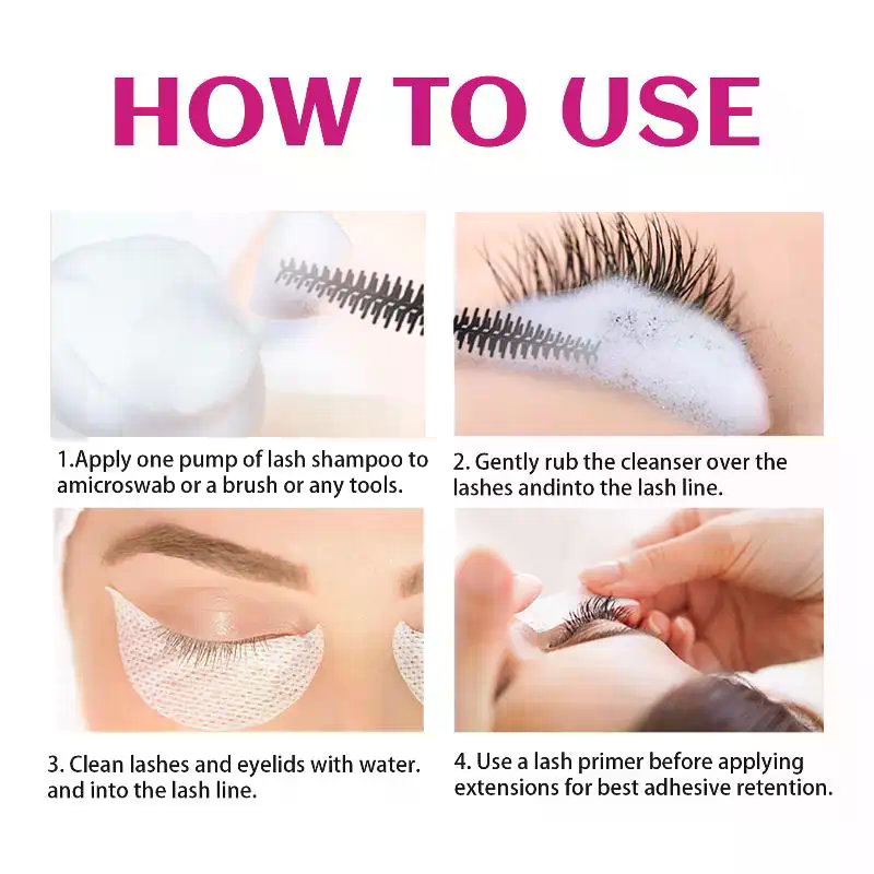 40Ml Busa Sampo Ekstensi Bulu  - Eyelash Extension Foam Cleanser ulasan dan harga