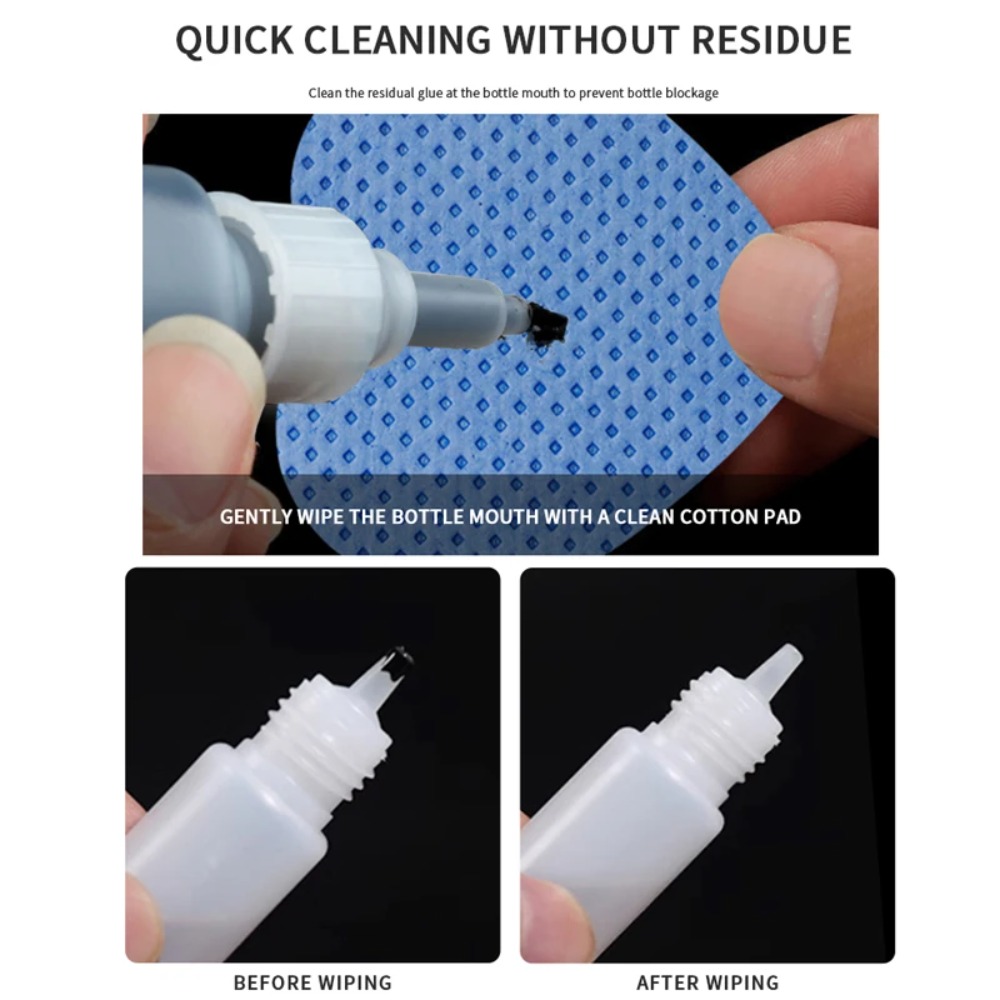 200PCS Kain Lap Kertas Kapas P - Eyelash Extension Glue Remover ulasan dan harga