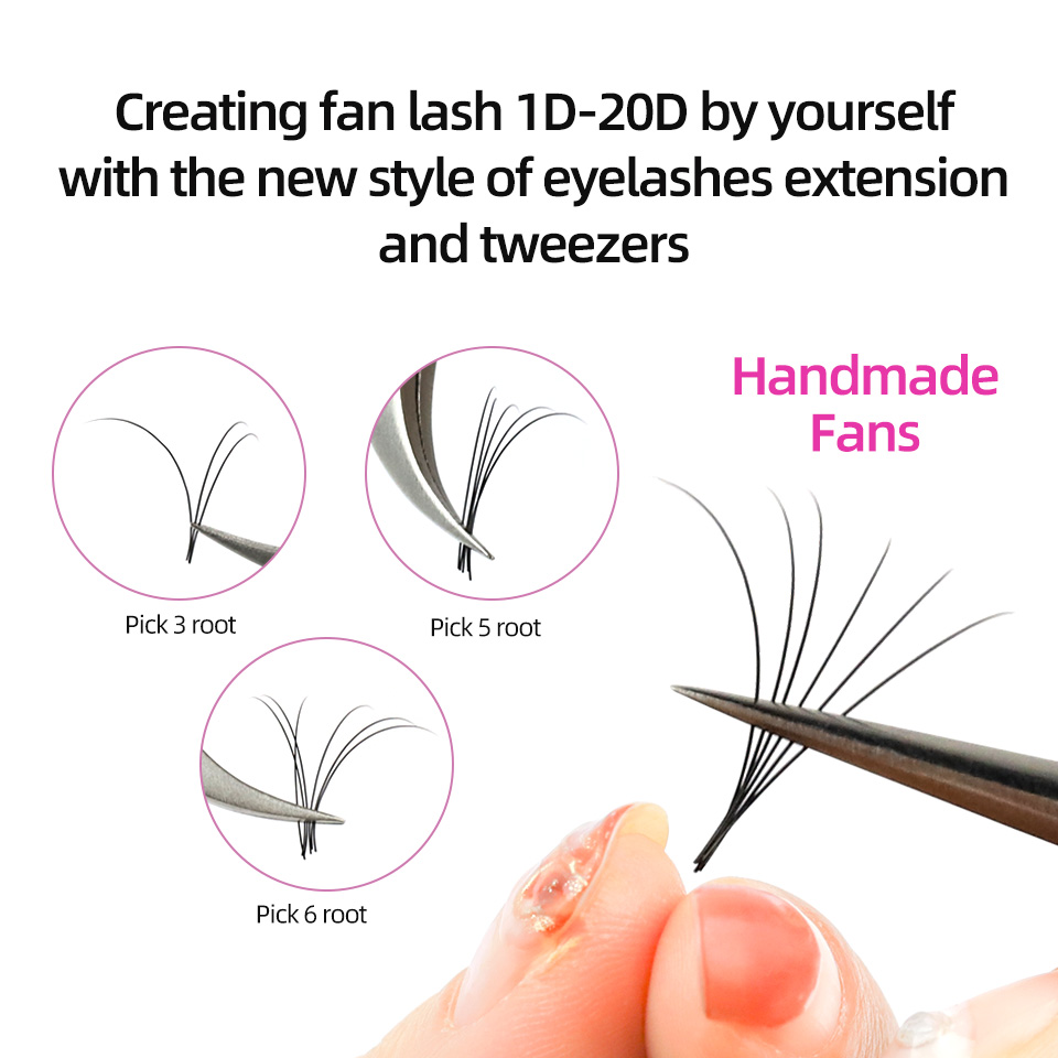 RUJADE 5 kasus/Lot ekstensi bu - Eyelash Extension Russian ulasan dan harga