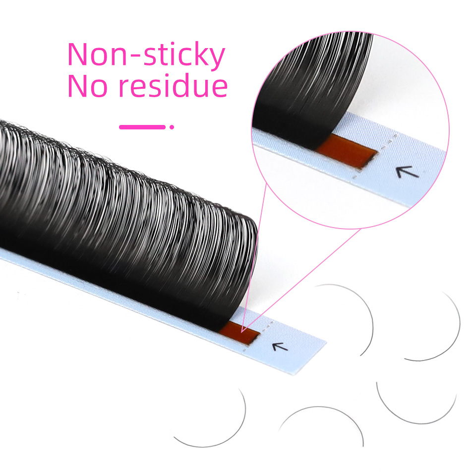RUJADE 5 kasus/Lot ekstensi bu - Eyelash Extension Russian ulasan dan harga