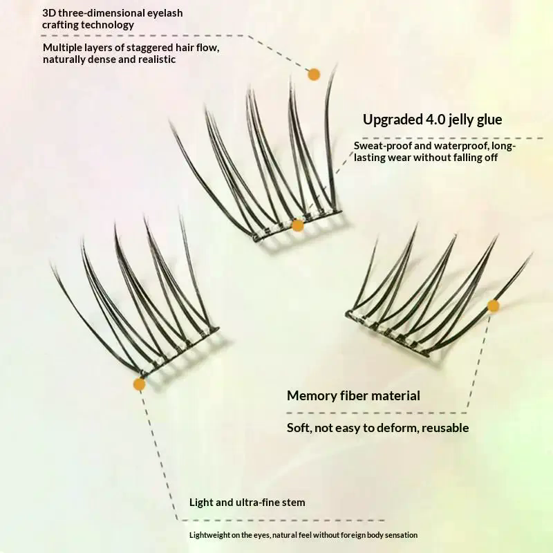 7 Baris Bulu Mata Palsu Tanpa  - Eyelash Extension Adhesive ulasan dan harga