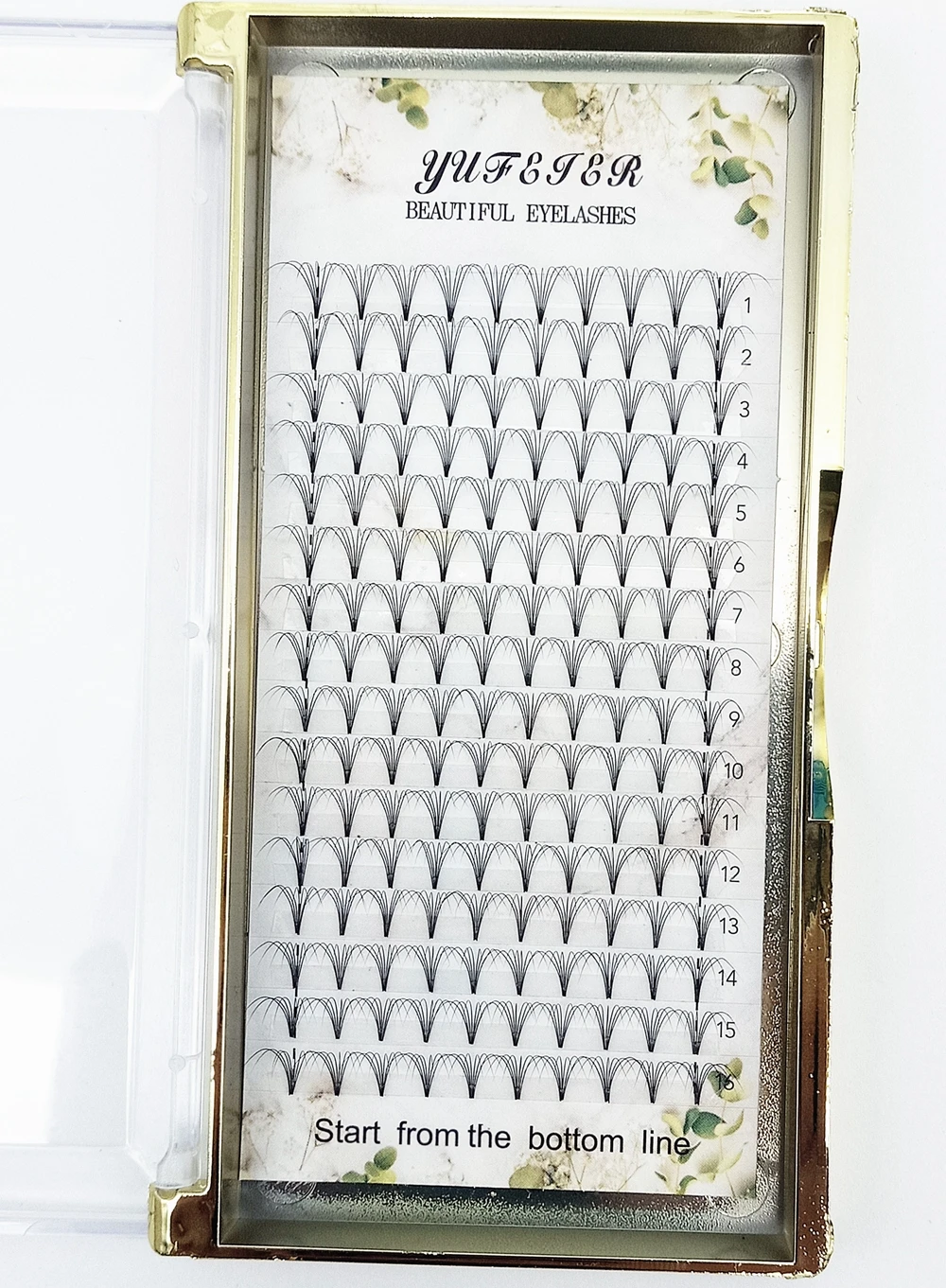 HBZGTLAD 16 Garis Bulu Mata Vo - Eyelash Extension Russian ulasan dan harga