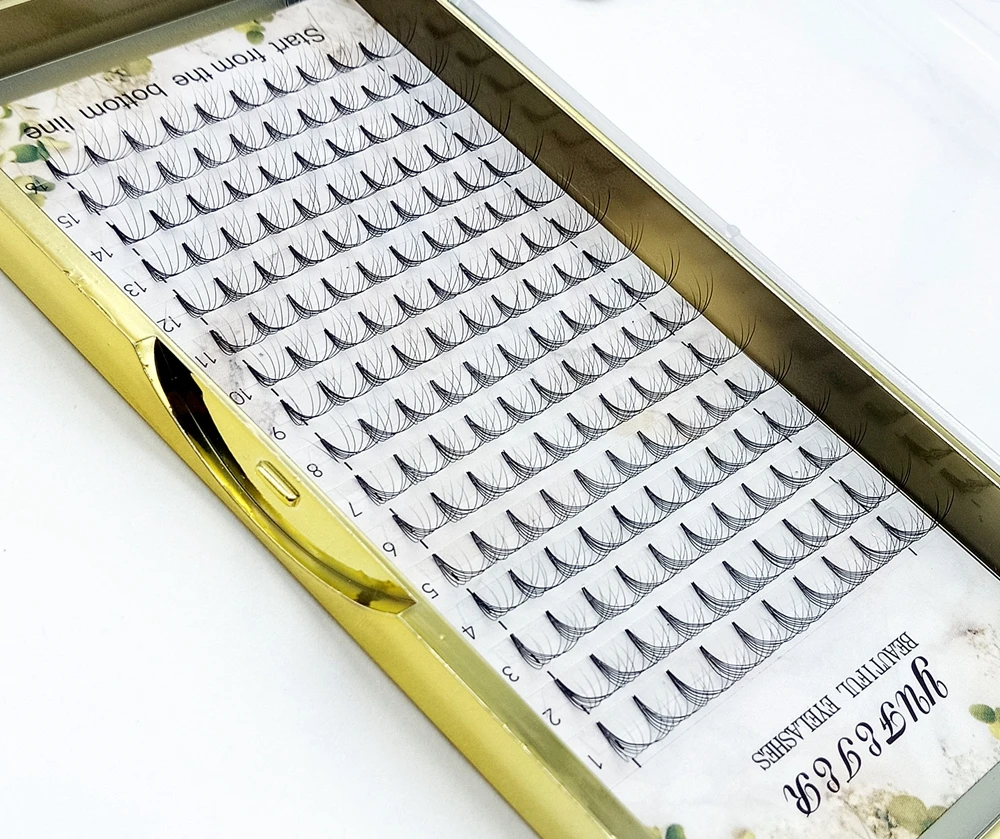 HBZGTLAD 16 Garis Bulu Mata Vo - Eyelash Extension Russian ulasan dan harga